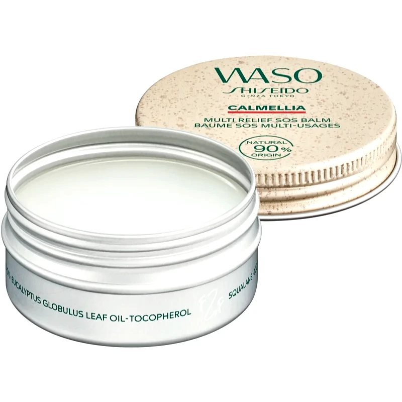 Shiseido Shiseido Waso CALMELLIA Multi-Relief SOS Balm πολυλειτουργικό βάλσαμο για πρόσωπο, σώμα, και μαλλιά 20 γρ