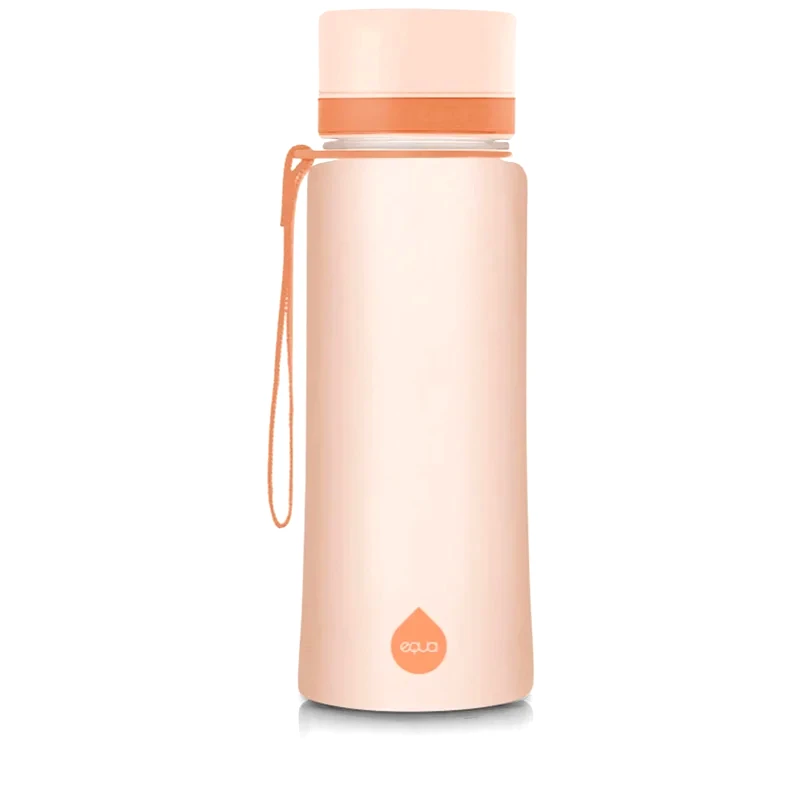 EQUA Equa Plain μπουκάλι νερού χρώμα Sunrise 600 ml