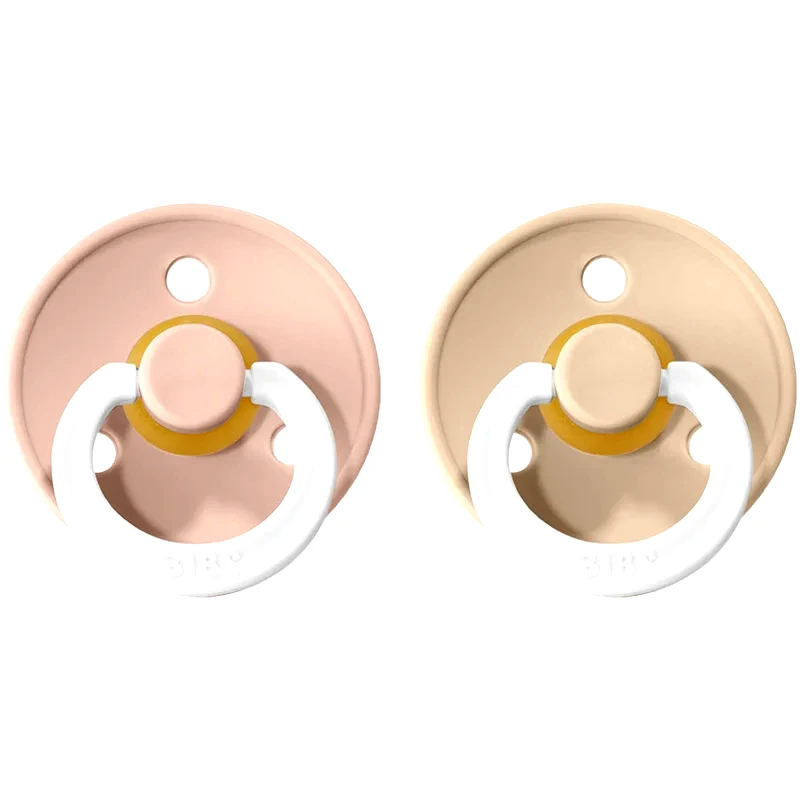 BIBS BIBS Colour Natural Rubber Size 1: 0+ months πιπίλα Blush Night / Vanilla Night 2 τμχ
