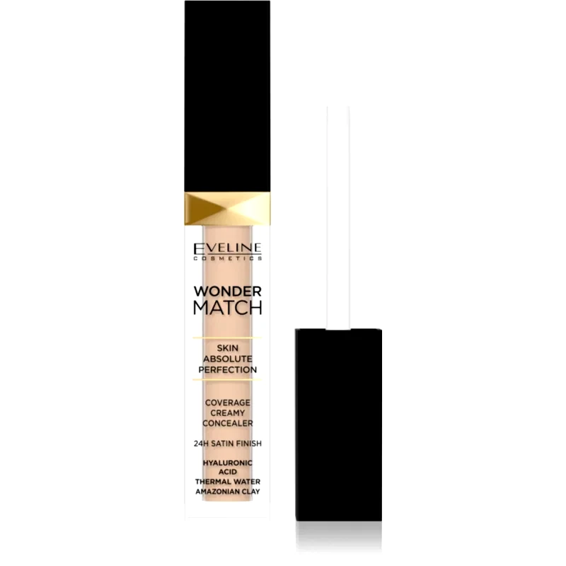 Eveline Cosmetics Eveline Cosmetics Wonder Match κρεμμώδης καλυπτικός διορθωτής 24 ώρες απόχρωση 25 Sand Nude 7 ml
