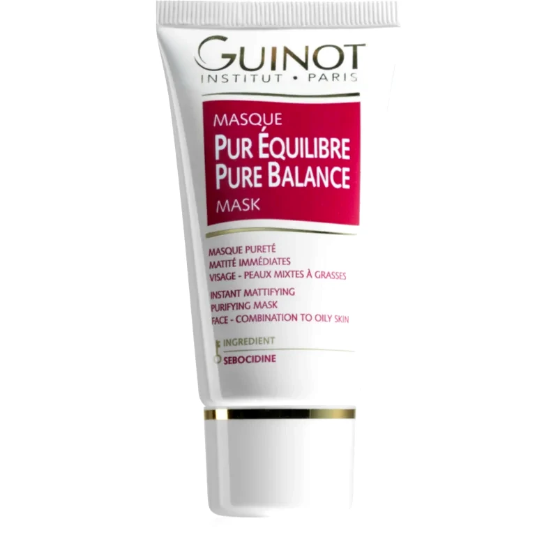 Guinot Guinot Pure Balance Μάσκα καθαρισμού για μείωση του σμήγματος και ελαχιστοποίηση των πόρων 50 ml