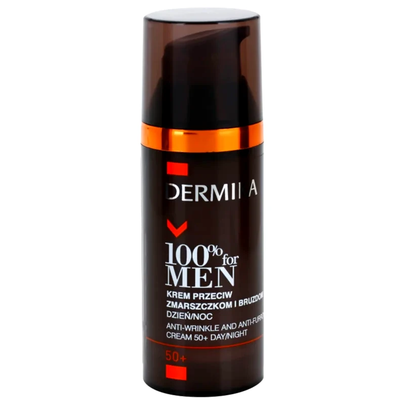 Dermika Dermika 100% for Men κρέμα κατά των βαθιών ρυτίδων 50+ 50 ml