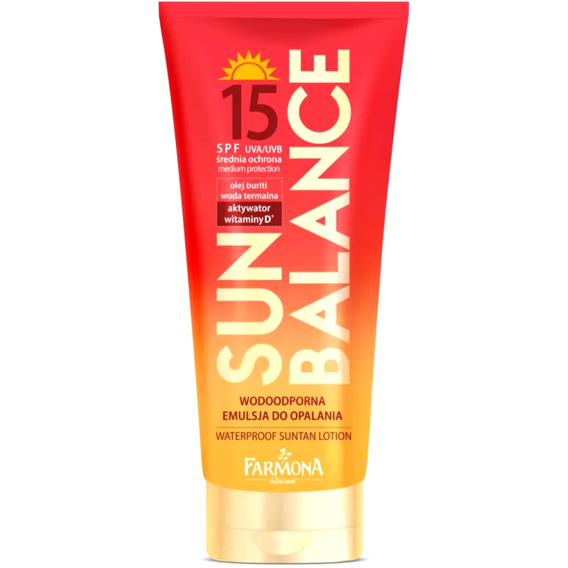 Farmona Farmona Sun Balance αδιάβροχο αντηλιακό γάλα SPF 15 150 ml