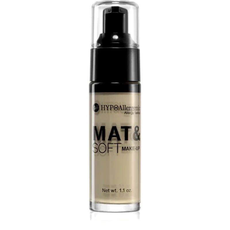 Bell Bell Hypoallergenic Mat&Soft ελαφρύ ματ μεικ απ απόχρωση 01 Light Beige 30 ml