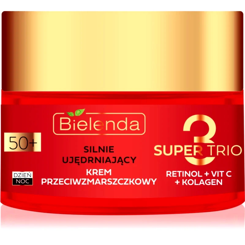 Bielenda Bielenda Super Trio συσφικτική κρέμα ενάντια στις ρυτίδες 50+ 50 μλ
