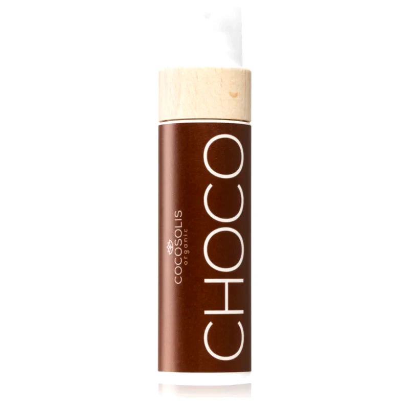 COCOSOLIS COCOSOLIS CHOCO λάδι περιποίησης και μαυρίσματος χωρίς προστατευτκό παράγοντα με άρωμα Chocolate 110 ml