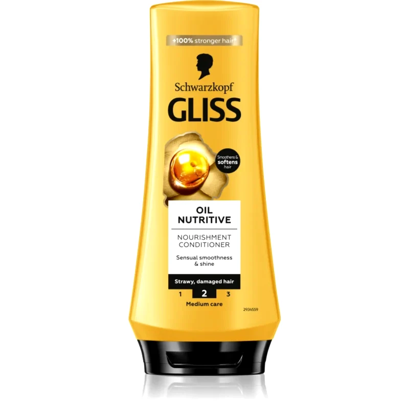 Schwarzkopf Schwarzkopf Gliss Oil Nutritive θρεπτικό κοντίσιονερ με έλαιο 200 ml