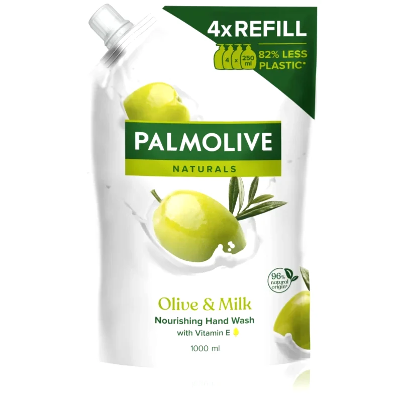 Palmolive Palmolive Naturals Milk & Olive φυσικό ρευστό σαπούνι για τα χέρια ανταλλακτικό 1000 ml