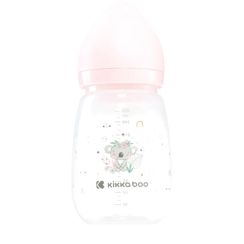 Kikkaboo Kikkaboo Savanna Anti-colic Baby Bottle μπιμπερό 3 m+ Pink 260 ml