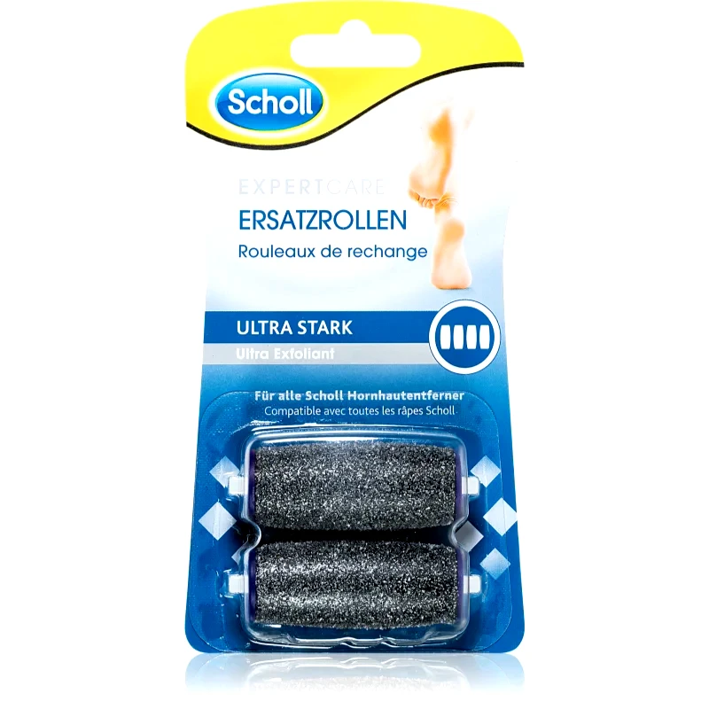 Scholl Scholl Velvet Smooth ανταλλακτική κεφαλή εξαιρετικά τραχύ για ηλεκτρική λίμα ποδιών 2 τμχ