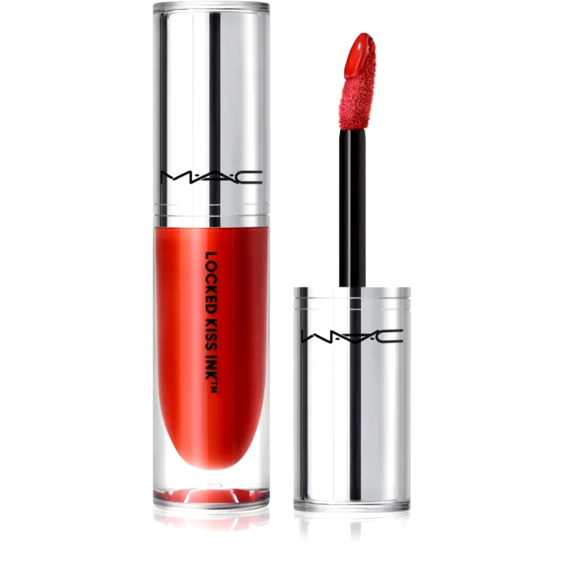 MAC Cosmetics MAC Cosmetics Locked Kiss Ink 24HR Lipcolour μακράς διαρκείας ρευστό κραγιόν ματ απόχρωση Doyenne 4 ml