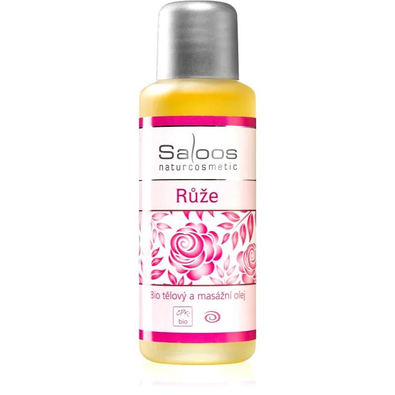 Saloos Saloos Bio Body And Massage Oils Rose λάδι σώματος για μασάζ 50 ml