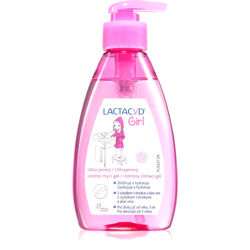 Lactacyd Lactacyd Girl απαλό τζελ πλυσίματος για προσωπική υγεινή 200 ml