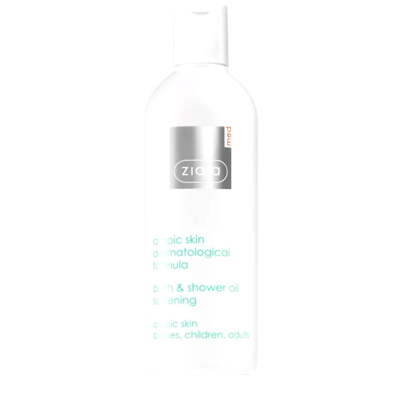 Ziaja Med Ziaja Med Atopic Dermatitis Care λάδι για ντους και μπάνιο για ατοπικό δέρμα των παιδιών και ενηλίκων 270 ml