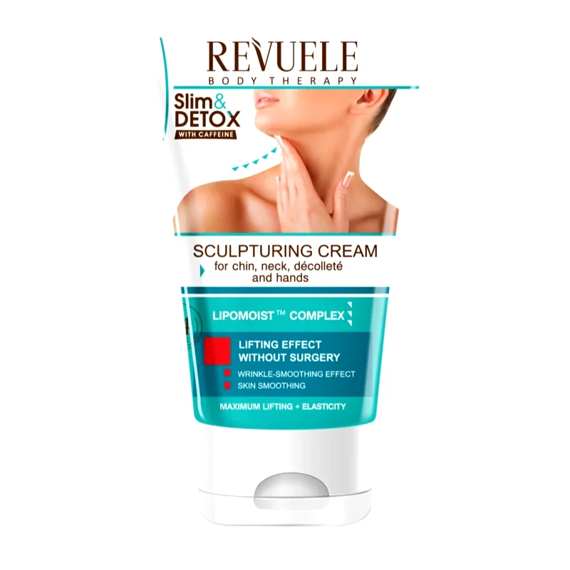 Revuele Revuele Slim & Detox With Caffeine διαμορφωτική κρέμα Για το λαιμό και ντεκολτέ 150 μλ