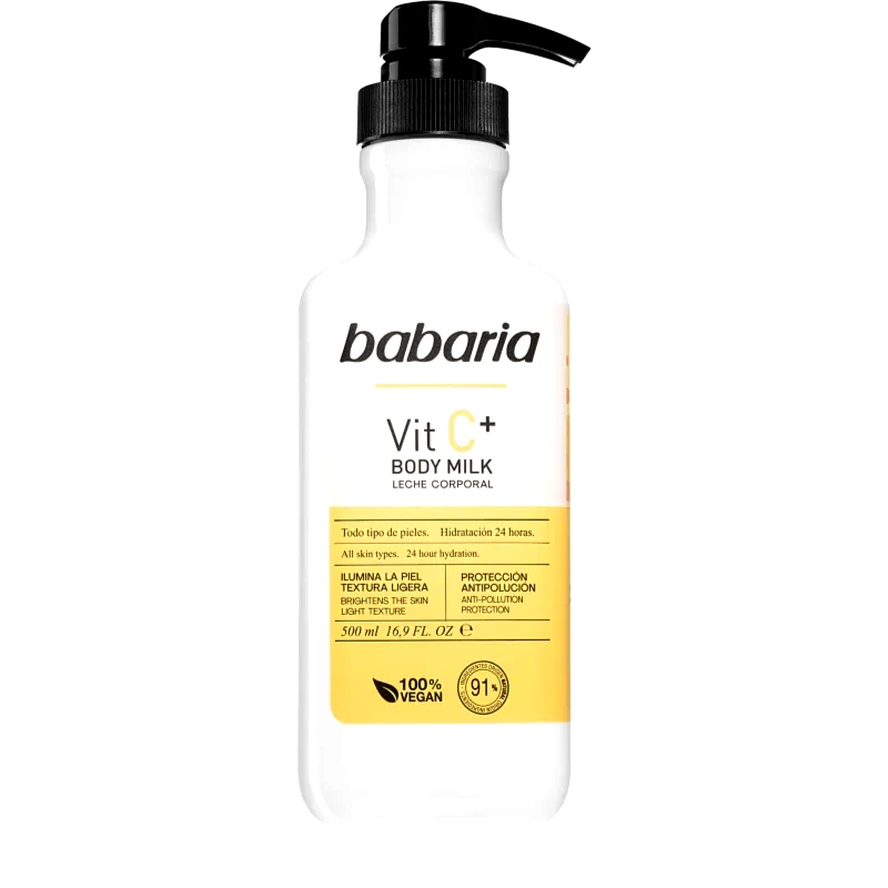 Babaria Babaria Vitamin C ενυδατικό γαλάκτωμα σώματος για όλους τους τύπους δέρματος 500 ml