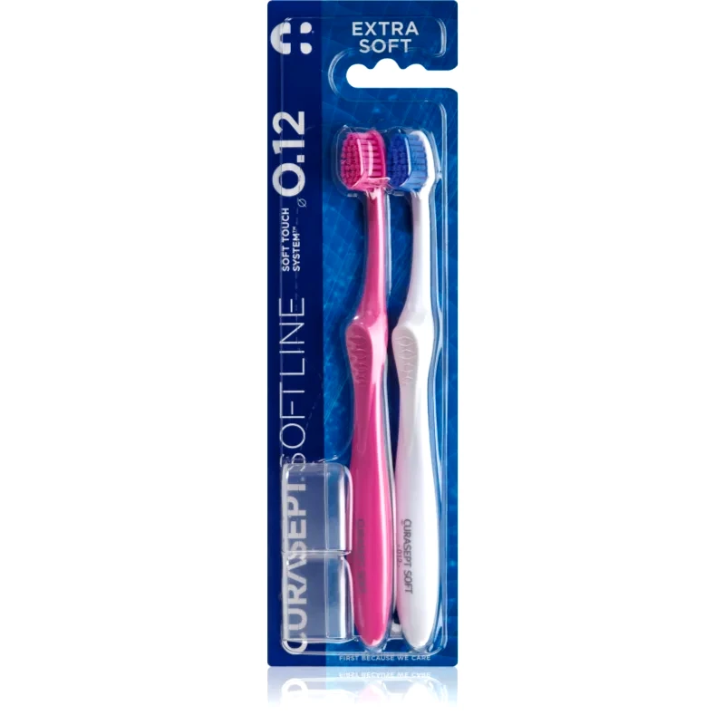 Curasept Curasept Softline 0.12 Extra Soft 2Pack οδοντόβουρτσα 2 τμχ