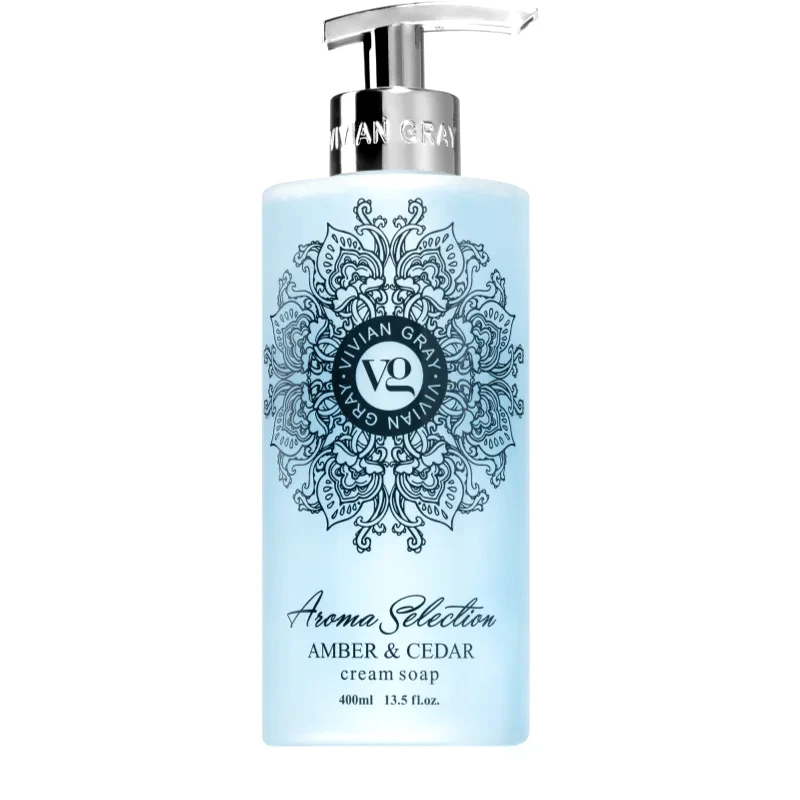 Vivian Gray Vivian Gray Aroma Selection Amber & Cedar κρεμώδες ρευστό σαπούνι 400 ml