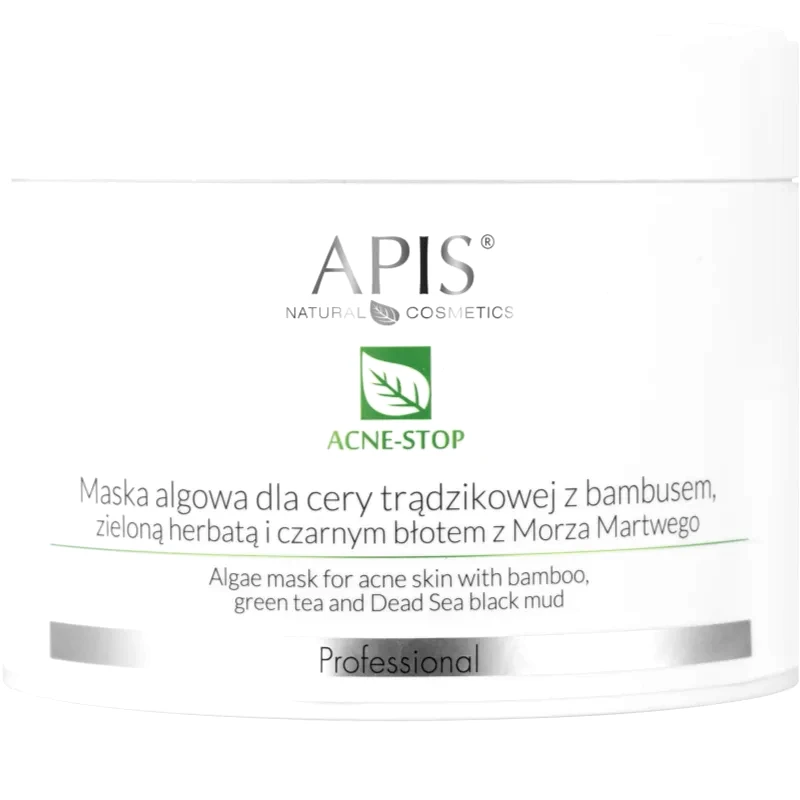 Apis Natural Cosmetics Apis Natural Cosmetics Acne-Stop Professional μάσκα για καθαρισμό και απαλότητα για λιπαρή επιδερμίδα με τάση για ακμή 100 γρ