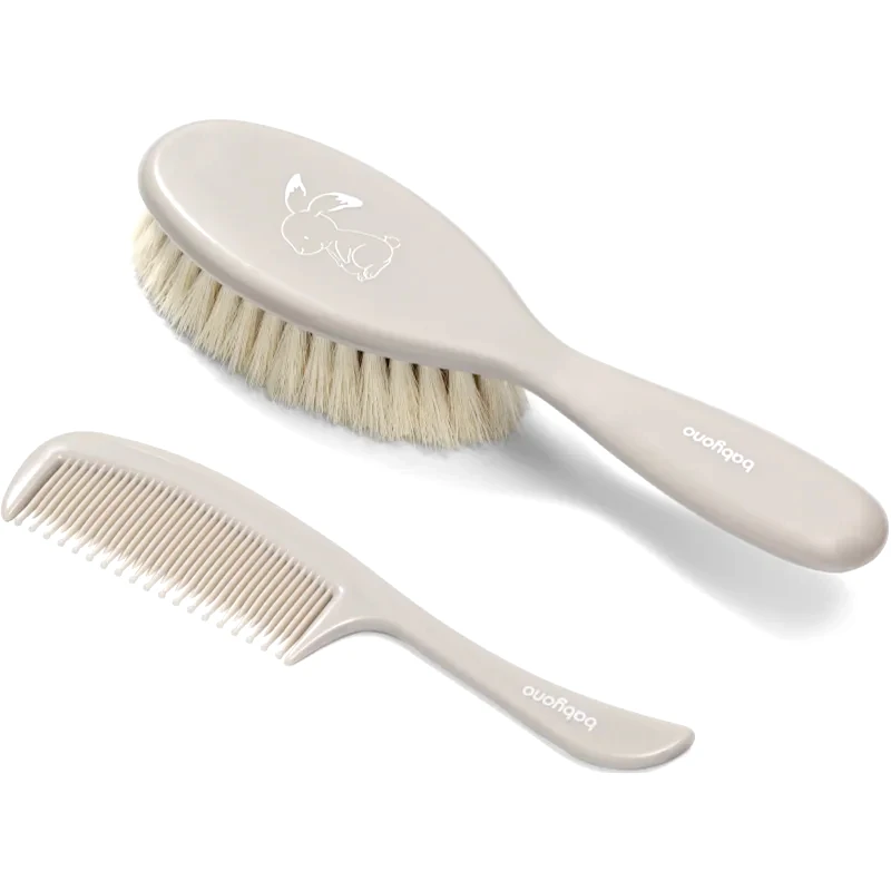 BabyOno BabyOno Take Care Hairbrush and Comb Σετ για παιδιά από τη γέννηση Gray
