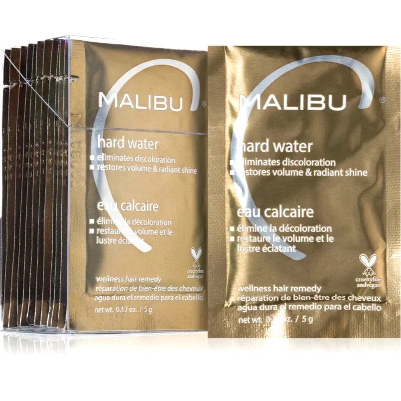 Malibu C Malibu C Wellness Hair Remedy Hard Water θεραπεία αποτοξίνωσης για τα μαλλιά 12x5 γρ