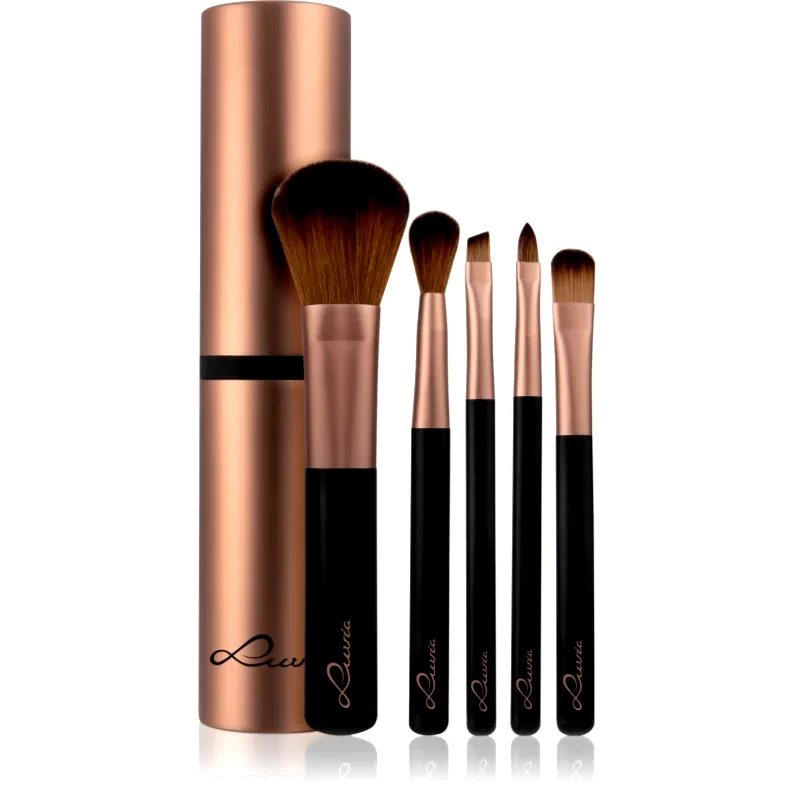 Luvia Cosmetics Luvia Cosmetics Travel Set Cappuccino σετ με πινέλα ταξιδιωτικό