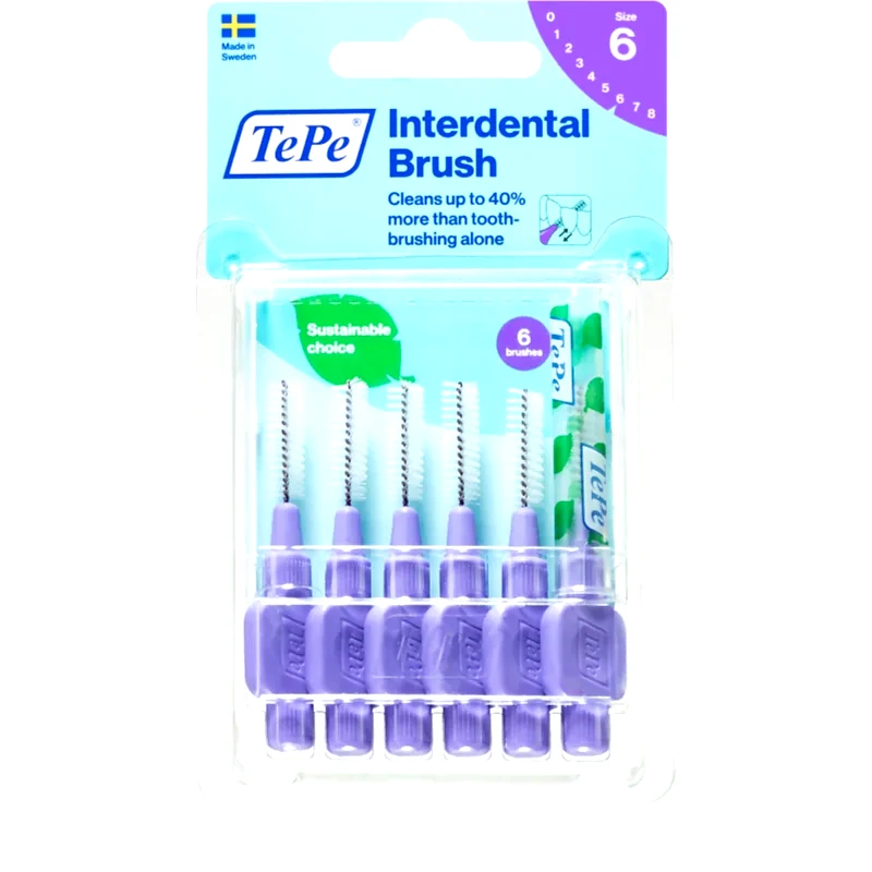 TePe TePe Interdental Brush Original μεσοδόντιο βουρτσάκι 1,1 mm 6 τμχ
