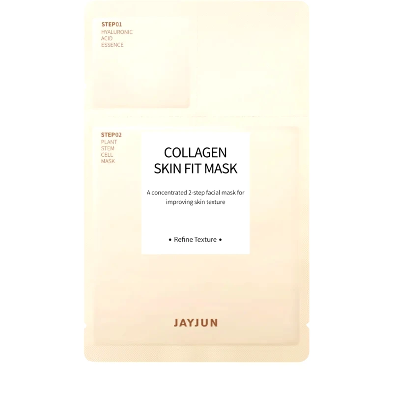 Jayjun Jayjun Collagen Skin Fit θρεπτική και ανανεωτική μάσκα προσώπου για κουρασμένη επιδερμίδα 1 τμχ