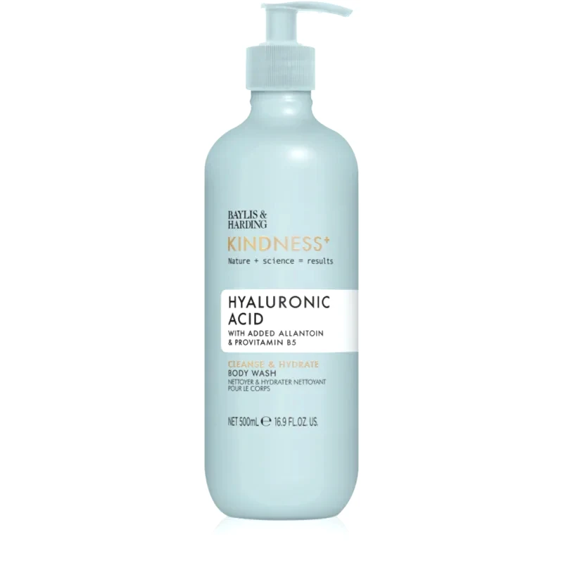 Baylis & Harding Baylis & Harding Kindness+ Hyaluronic Acid ενυδατικό τζελ ντους αρώματα Pear & Neroli 500 ml