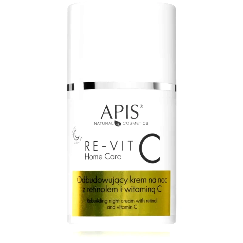 Apis Natural Cosmetics Apis Natural Cosmetics Re-Vit C Home Care ενυδατική αντιρυτιδική κρέμα νύχτας 50 ml