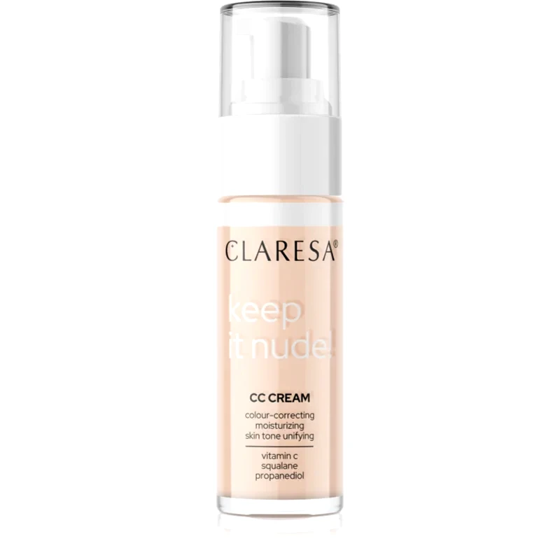 Claresa Claresa Keep It Nude ενυδατικό μεικ απ για ενοποίηση τόνου της απόχρωσης δέρματος απόχρωση 101 Light 33 γρ