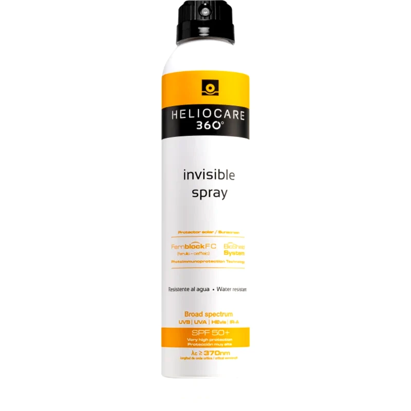 Heliocare Heliocare 360° διαφανές προστατευτικό σπρέι SPF 50+ 200 ml