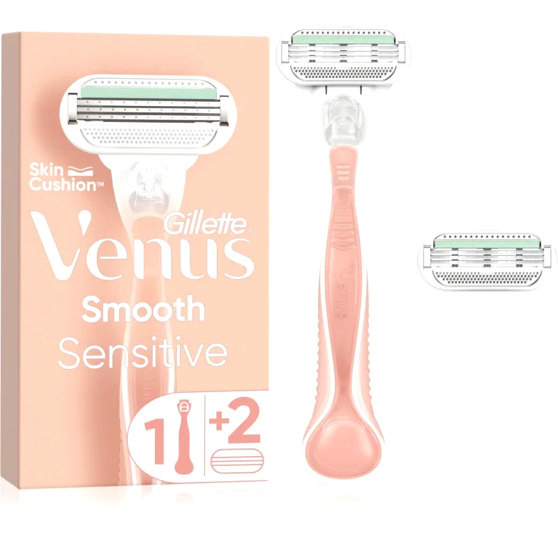Gillette Gillette Venus Sensitive Smooth ξυριστική μηχανή + 2 ανταλλακτικές κεφαλές
