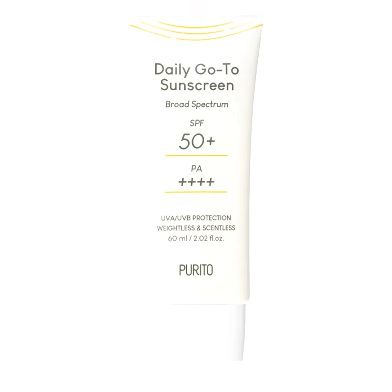 Purito Purito Daily Go-To Sunscreen ελαφριά προστατευτική κρέμα προσώπου SPF 50+ 60 ml