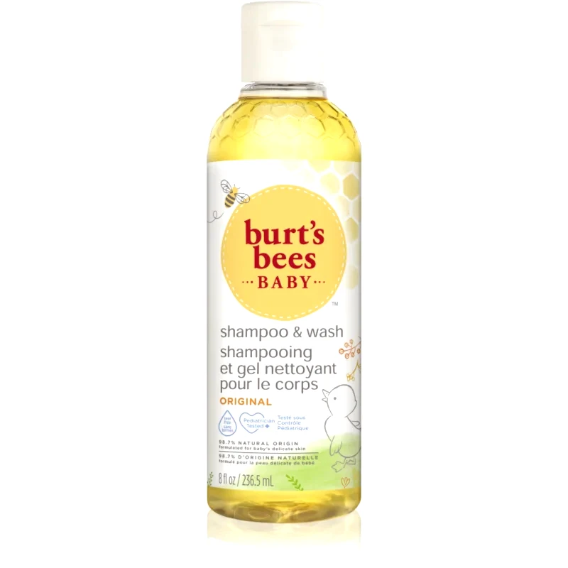 Burt’s Bees Burt’s Bees Baby Bee σαμπουάν και τζελ πλυσίματος 2 σε 1 για καθημερινή χρήση 236.5 ml