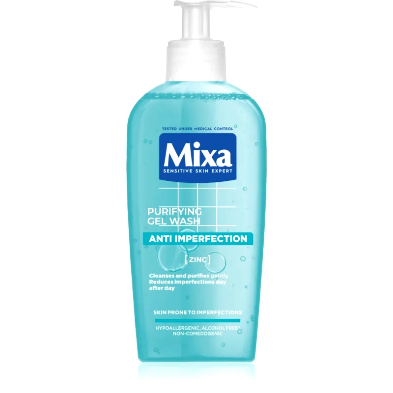 MIXA MIXA Anti-Imperfection καθαριστικό τζελ προσώπου χωρίς σαπούνι 200 ml