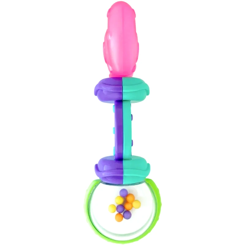 Bright Starts Bright Starts Teether & Rattle κουδουνίστρα με μασητικό 3m+ 1 τμχ