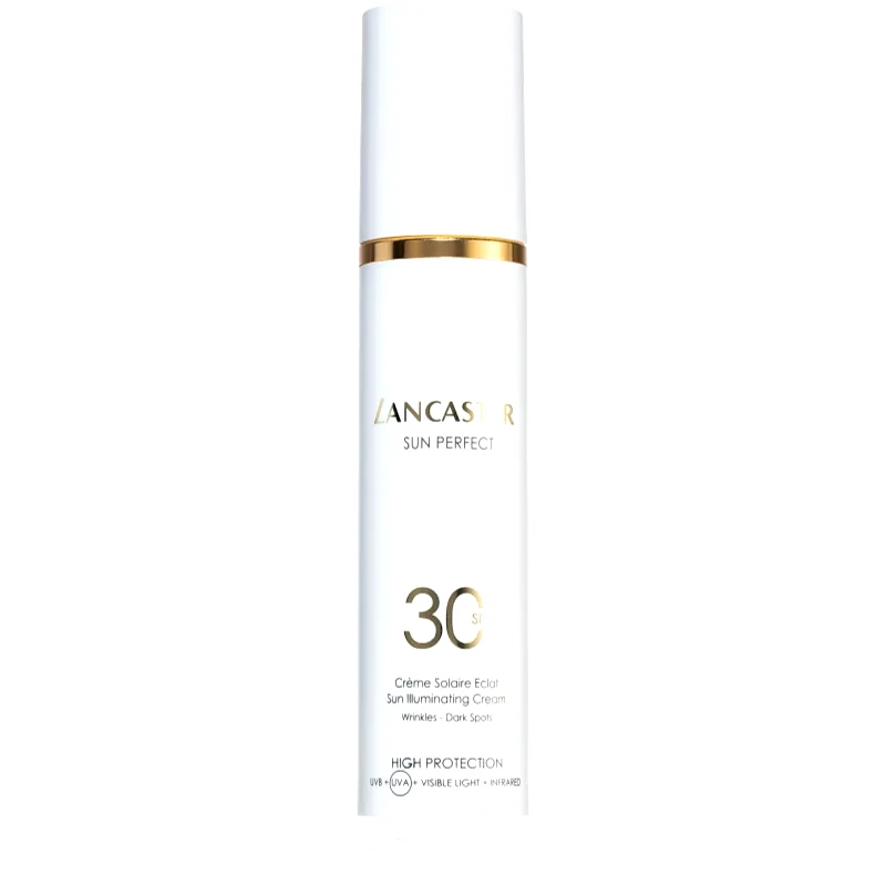 Lancaster Lancaster Sun Perfect Sun Illuminating Cream SPF 30 λαμπρυντική κρέμα ημέρας ενάντια στις ρυτίδες και των μαύρων στίγματων SPF 30 50 ml