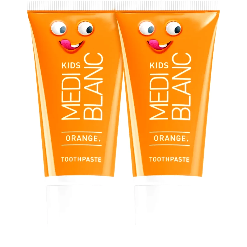 MEDIBLANC MEDIBLANC KIDS Orange παιδική οδοντόκρεμα 2x50 ml