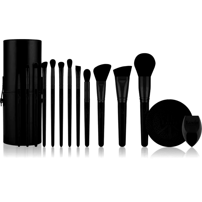 Luvia Cosmetics Luvia Cosmetics Prime Vegan Pro Black Edition σετ με πινέλα 12 τμχ