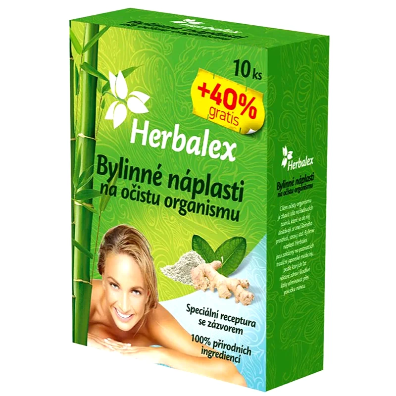 Herbalex Herbalex Herbal patches for cleansing the body επίθεμα 10 τμχ
