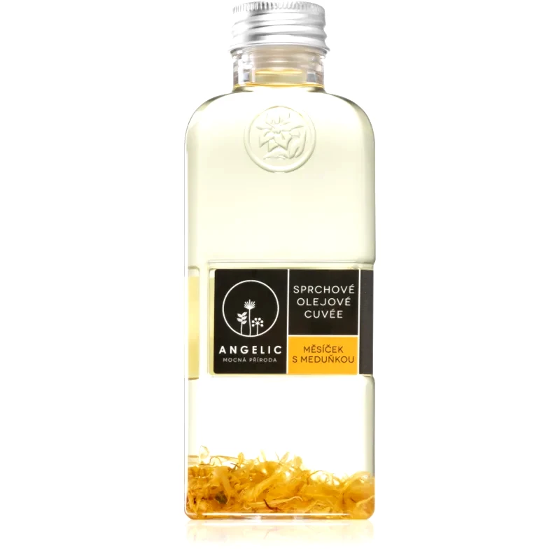 Angelic Angelic Cuvée Calendula & Lemon balm καταπραϋντικό λάδι για το μπάνιο 200 ml