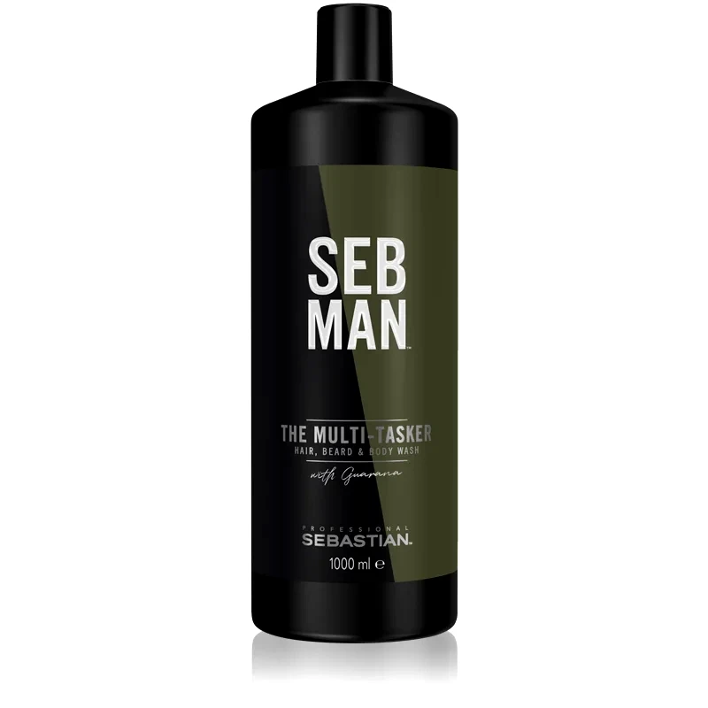 Sebastian Professional Sebastian Professional SEB MAN The Multi-tasker σαμπουάν για τα μαλλιά, τα γένια και το σώμα 1000 ml