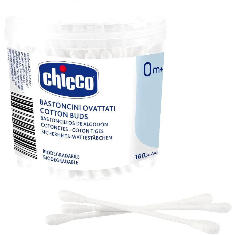 Chicco Hygiene μπατονέτες 0m+ 160 τμχ φωτογραφία