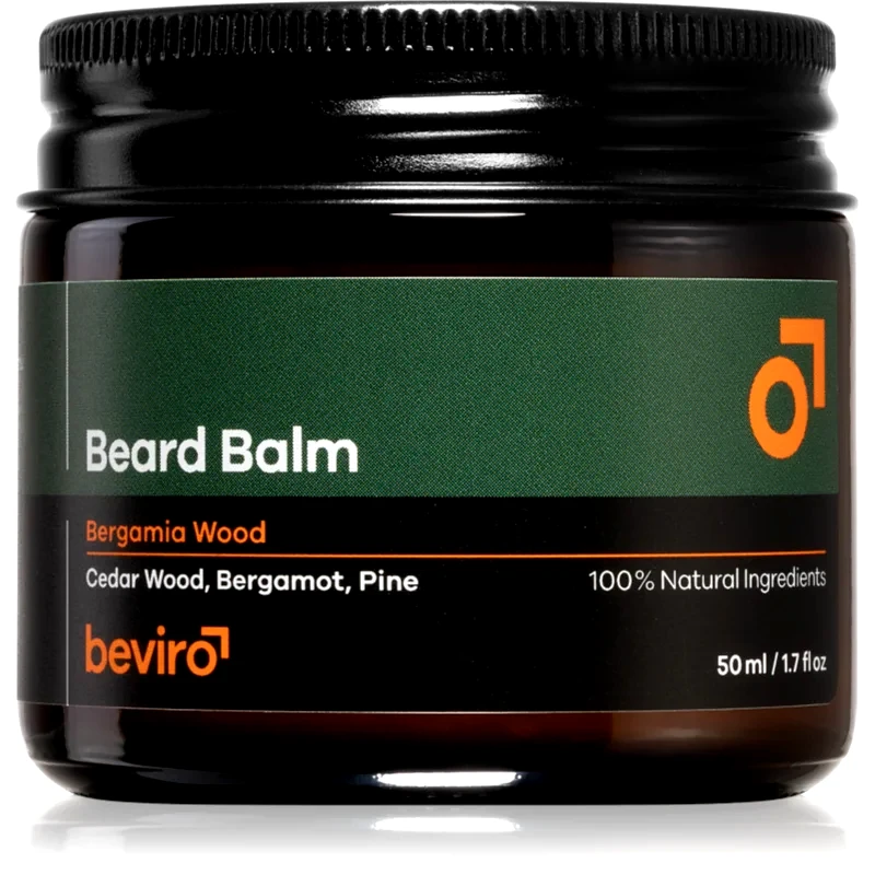 Beviro Beviro Beard Balm Bergamia Wood βάλσαμο για τα γένια για άντρες 50 ml