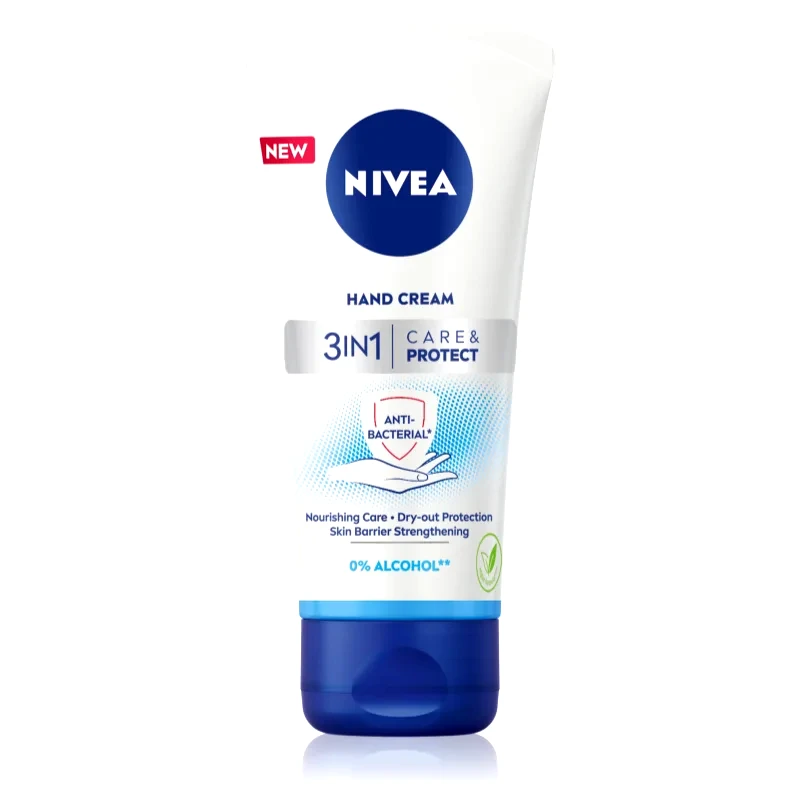 Nivea NIVEA Care & Protect κρέμα για τα χέρια 3 σε 1 75 ml