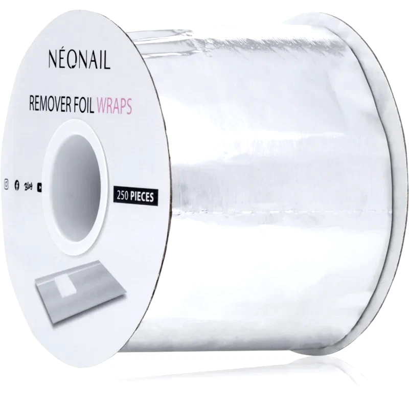 NeoNail NEONAIL Remover Foil Wraps αφαίρεση τζελ λάκας 250 τμχ