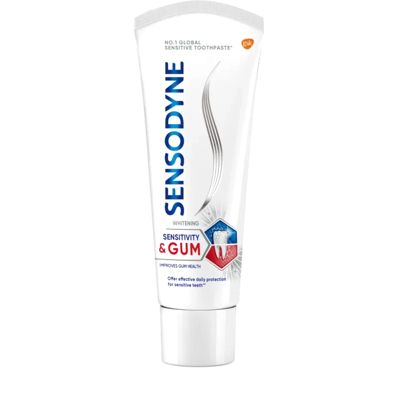 Sensodyne Sensodyne Sensitivity & Gum Whitening λευκαντική οδοντόκρεμα για την προστασία δοντιών και των ούλων 75 ml