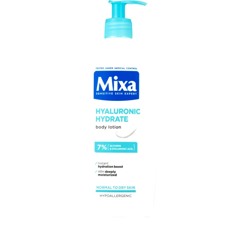 MIXA MIXA Hyalurogel εντατικά ενυδατική λοσιόν για ξηρό και ευαίαισθητο δέρμα 400 ml