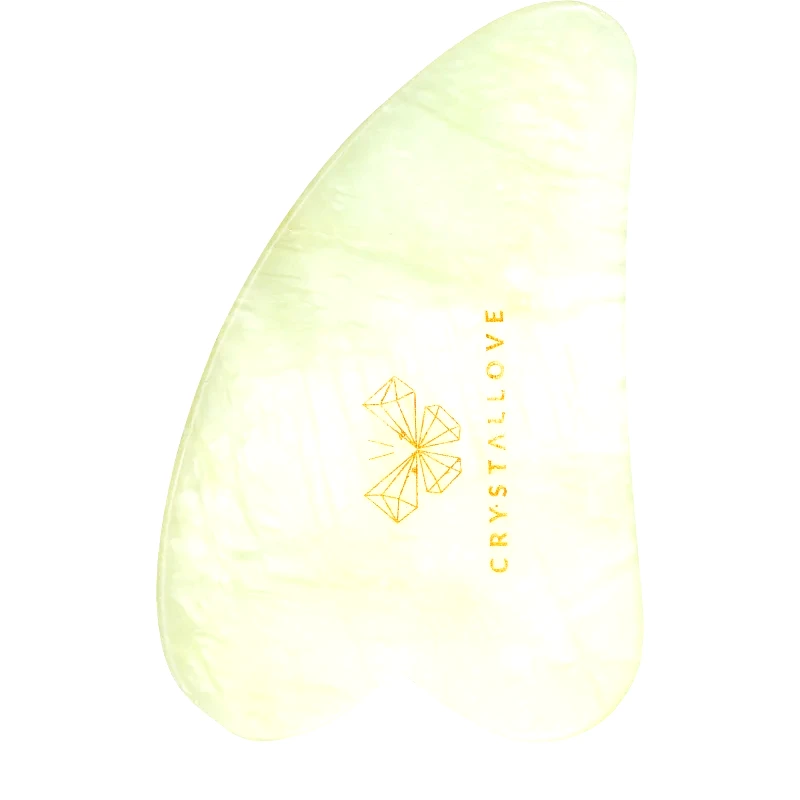 Crystallove Crystallove Jade Gua Sha οδηγίες για μασάζ 1 τμχ